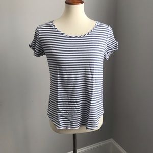 Stripe blue and white t shirt
